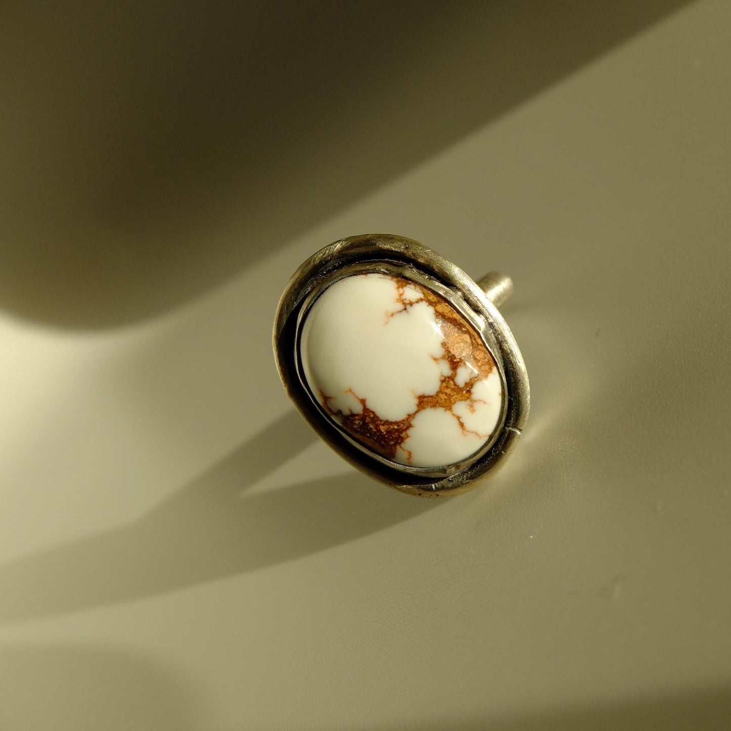 Manon Wild Horse Jasper Ring in Sterling Silver