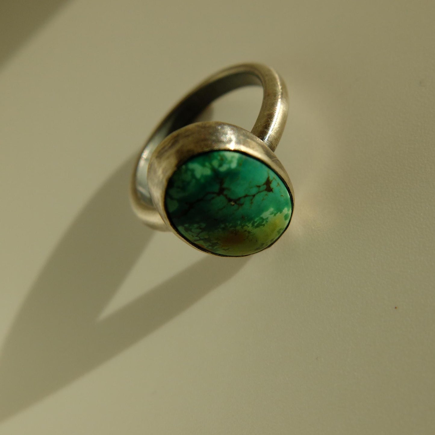 Cleopatra Silver Tibetan Turquoise Ring
