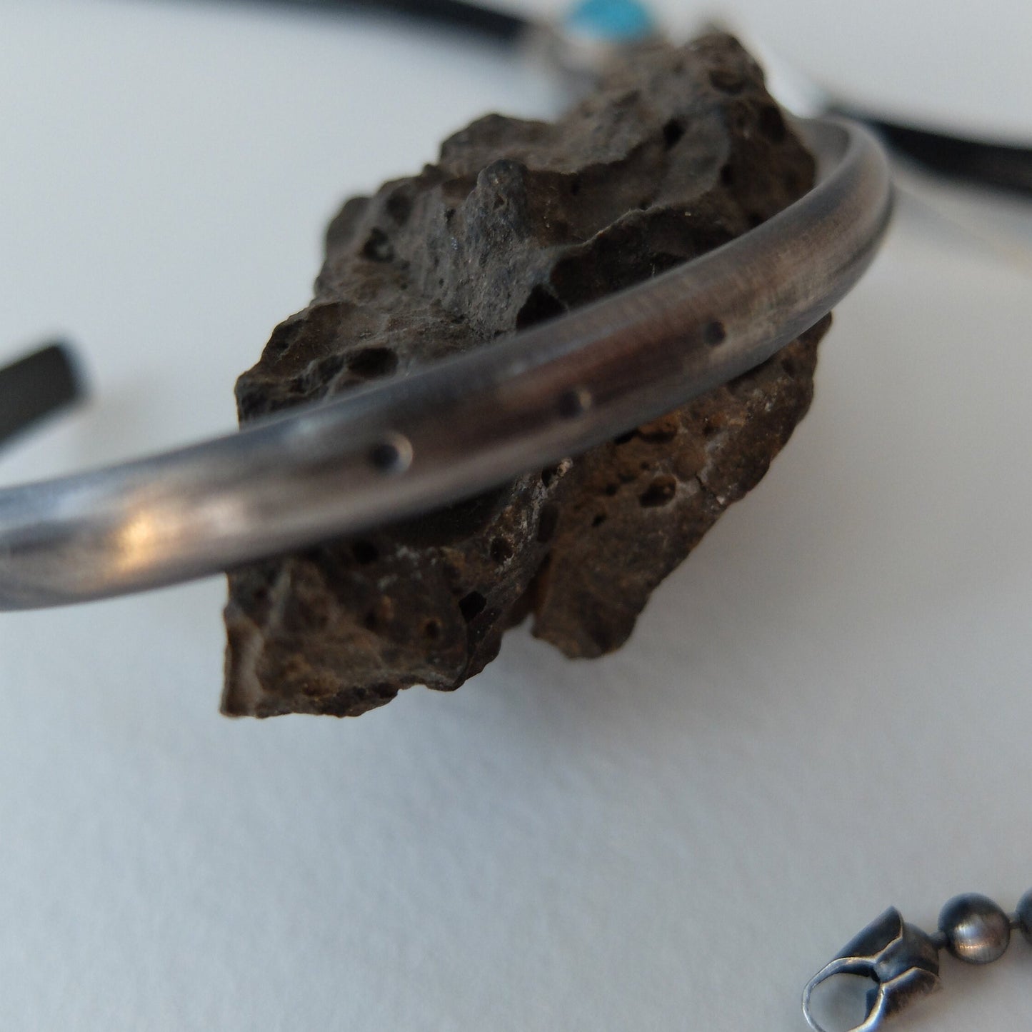 Elena Old Patina Sterling Silver Cuff