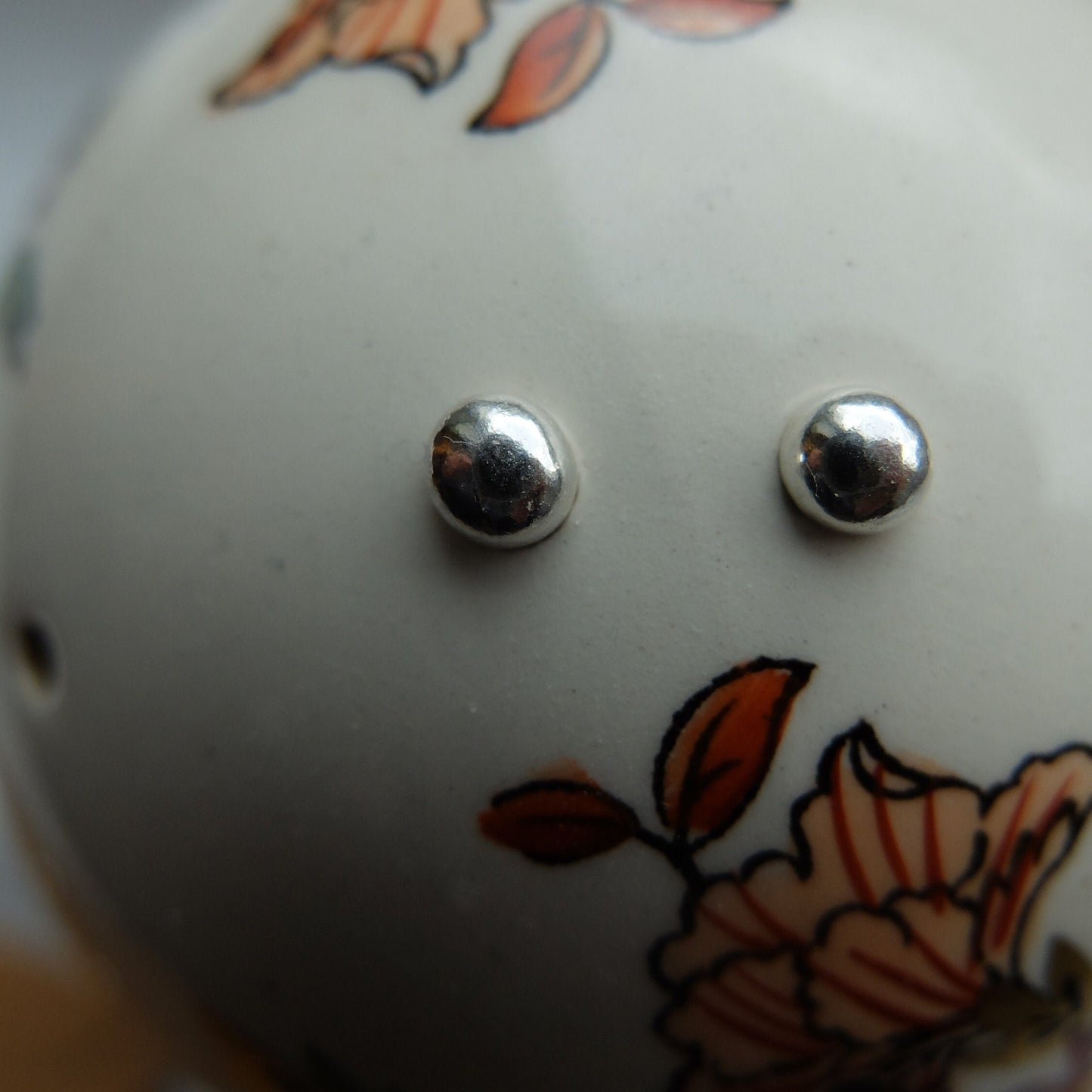 Drop Stud Earrings in Sterling silver