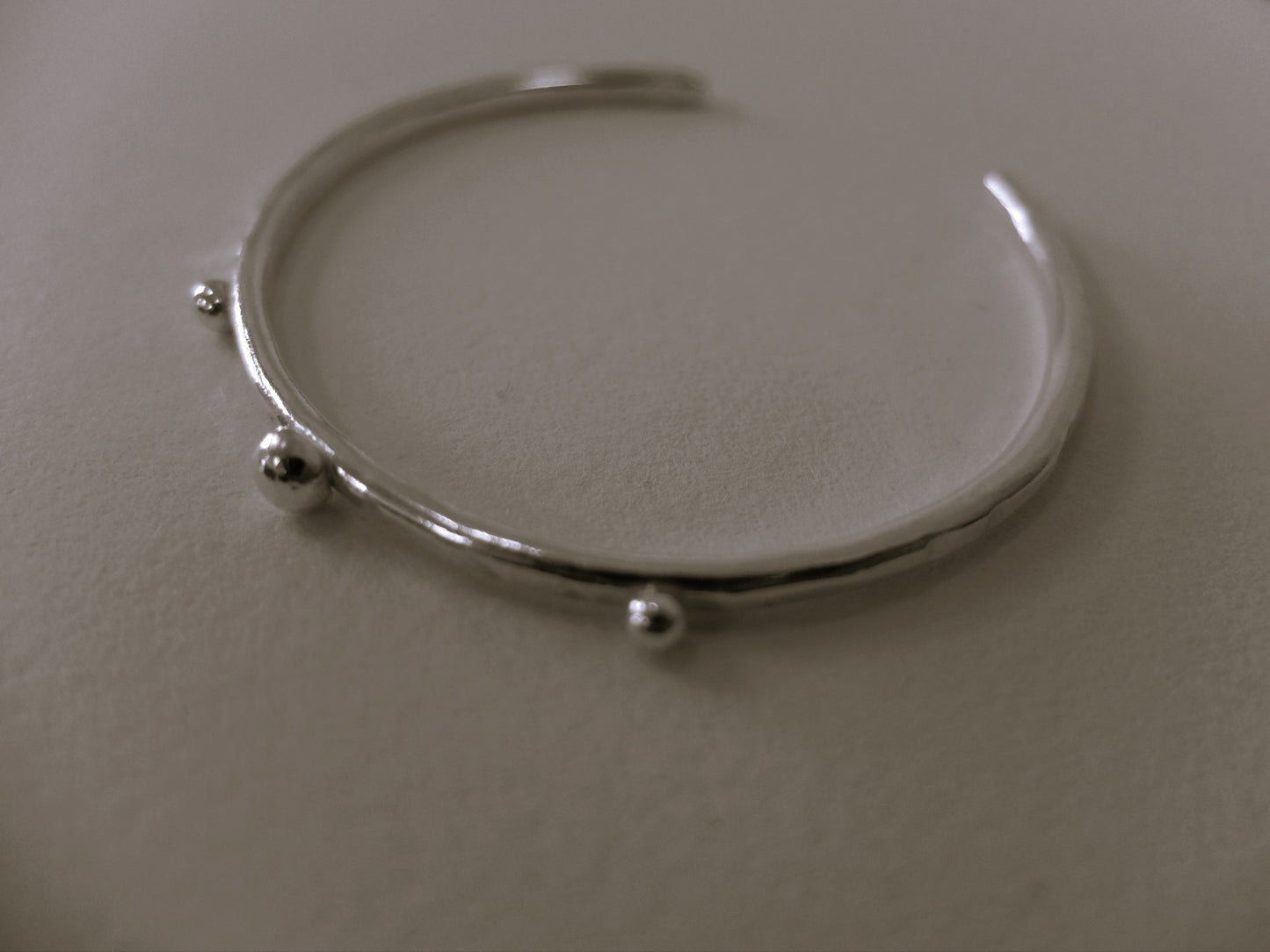 Viking sterling silver cuff bracelet