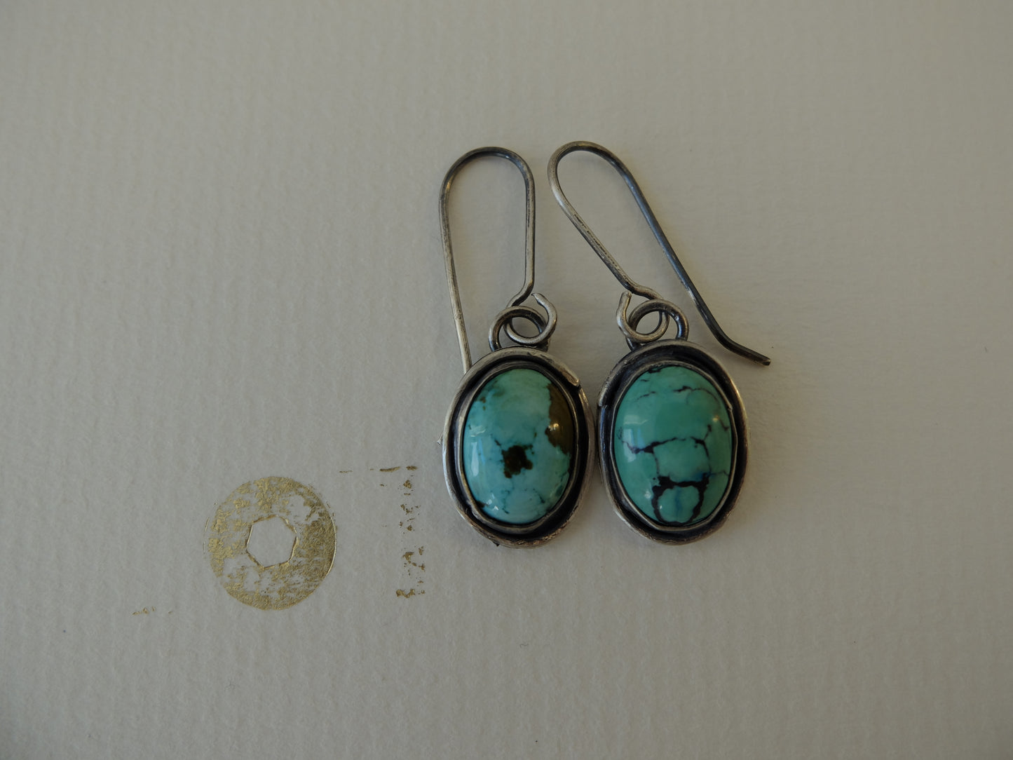 Isabella Turquoise Sterling Silver Drop Earrings