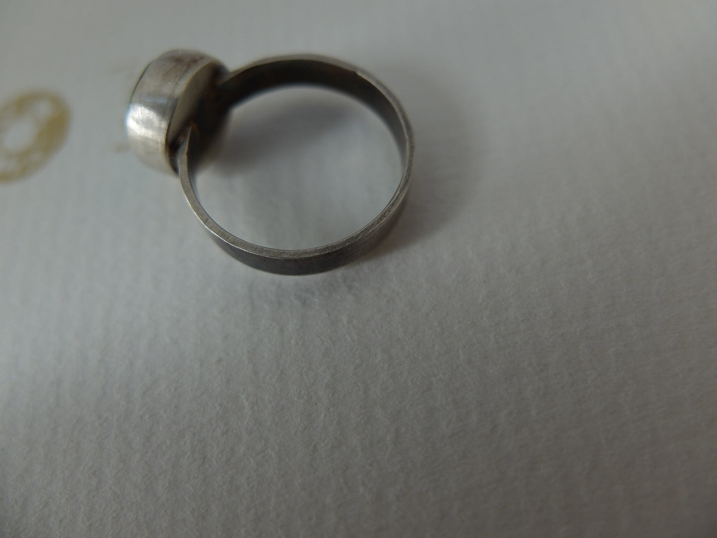 Cleopatra II Sterling Silver Ring with Tibetan Turquoise
