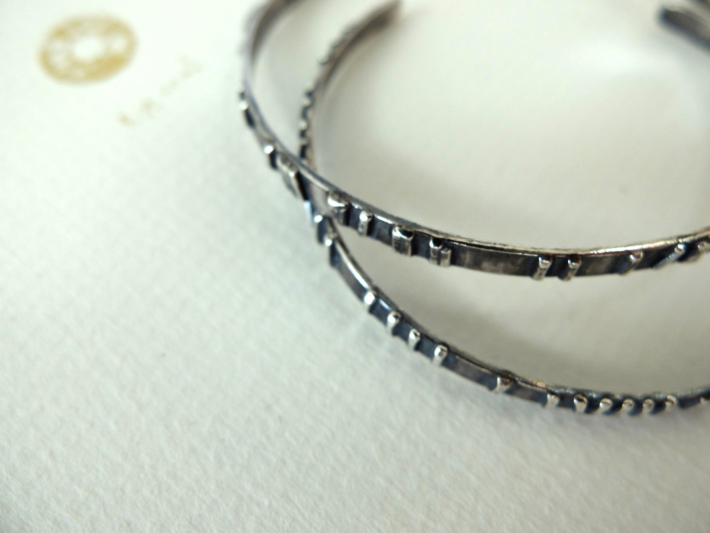 Pillars Sterling Silver Cuff Bracelet