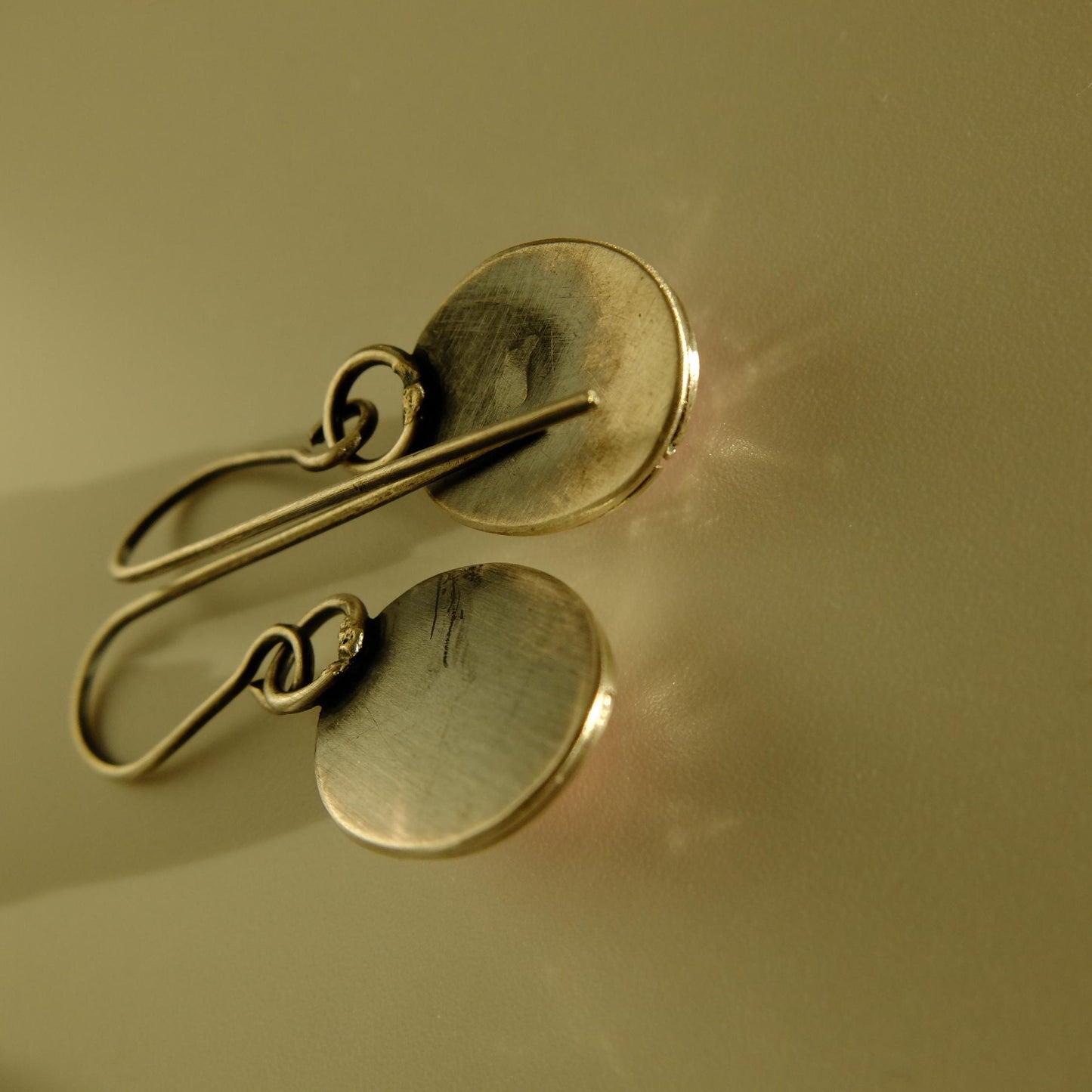 Elise Rhodochrosite Sterling Silver Drop Earrings