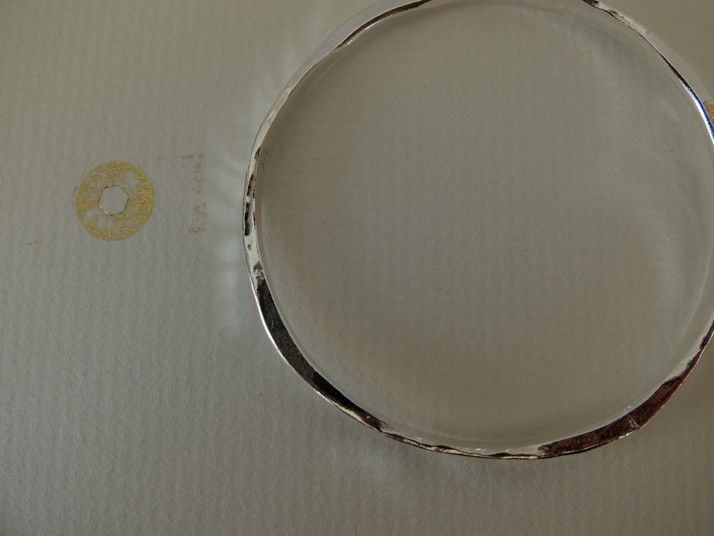Waves Sterling Silver Bangle