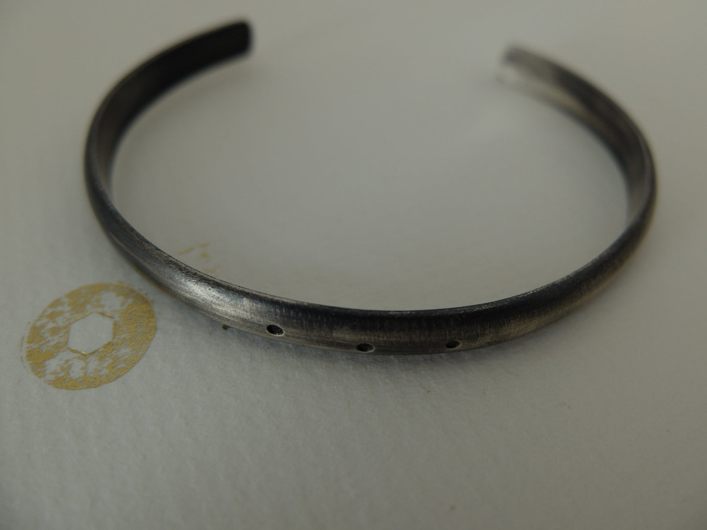 Elena Old Patina Sterling Silver Cuff
