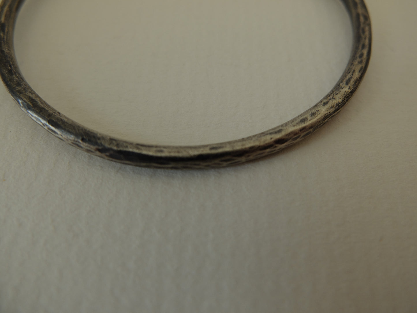Celia Oxidised Cuff Bracelet in Sterling Silver