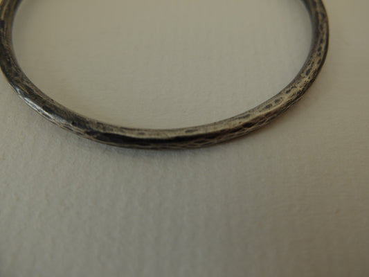 Celia Oxidised Cuff Bracelet in Sterling Silver