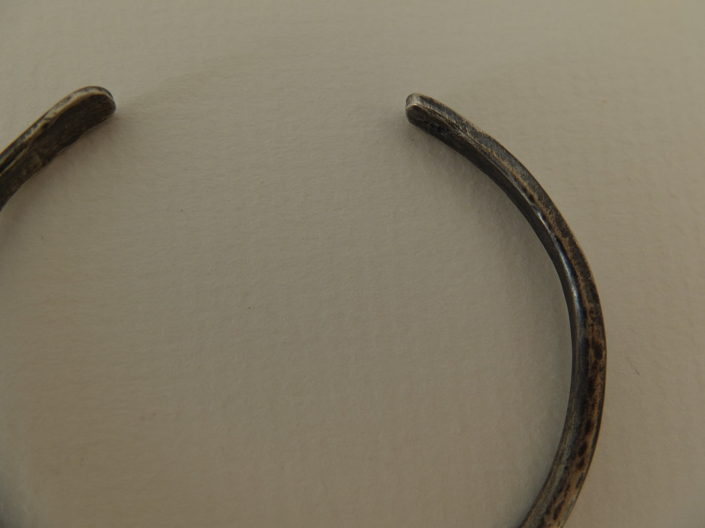 Celia Oxidised Cuff Bracelet in Sterling Silver