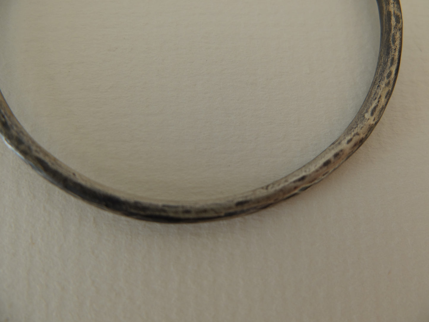 Celia Oxidised Cuff Bracelet in Sterling Silver